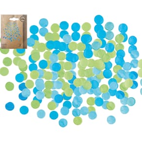 Papierkonfetti TIB, blau/grün, 10 g