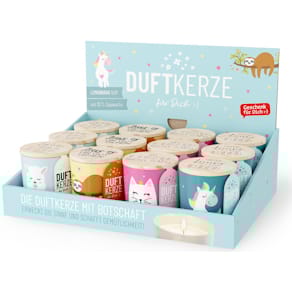 Duftkerze FÜR DICH Zoofreunde, im Glas, sortiert