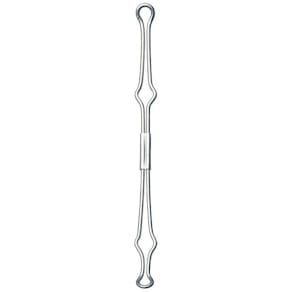 Drahtniederhalter VELOFLEX, 80 mm, silber, 10 Stück