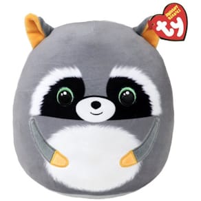 Plüschfigur TY Squishy Beanie Waschbär Sneaky, bunt, 20 cm