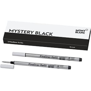 Feinlinermine Montblanc, B, schwarz, 2 Stück