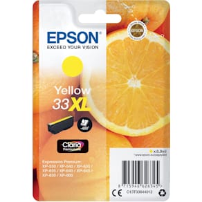Inktcartridge Epson 33XL, geel, 650 pagina's, OEM C13T33644012