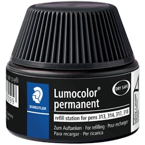 Feinschreibertinte STAEDTLER Lumocolor refill station, schwarz,