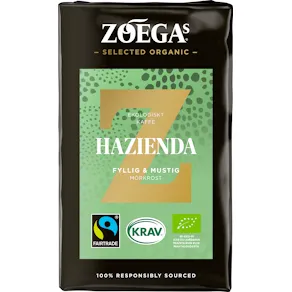 Kaffe Zoega Hazienda KRAV, brygg, 450g