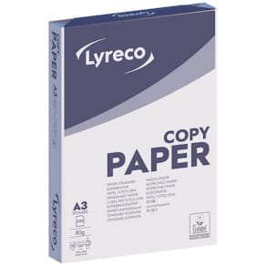 Kopieringspapper LYRECO Copy A3 80g oh 500/fp