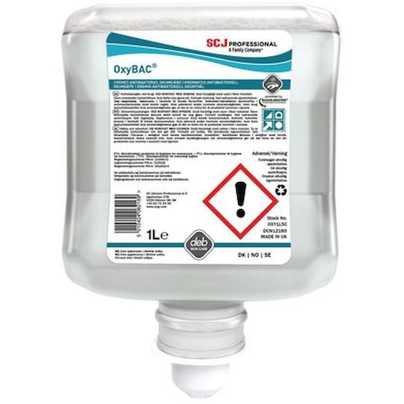 Skumsåpe SCJP Oxybac antimikrobiell 1L 6st