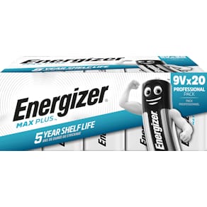 Batteri ENERGIZER Max Plus E 9V 20/fp