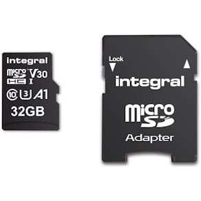 MicroSDXC geheugenkaart Integral V30, 32 GB