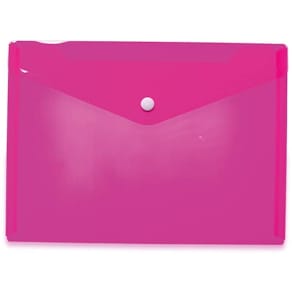 Brieftasche HERMA, Polypropylen, DIN A5, transparent pink