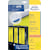 Ordnerrugetiketten Avery Zweckform L4765-20, 19,2 x 3,8 cm, geel,