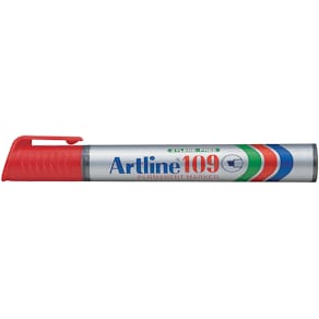Märkpenna ARTLINE 109 sned 2-4mm röd