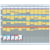 Jaarplanner Nobo, kit met 13 planbordelementen, 66 x 80 cm