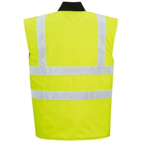 Väst fodrad PORTWEST S469 kl2 gul M