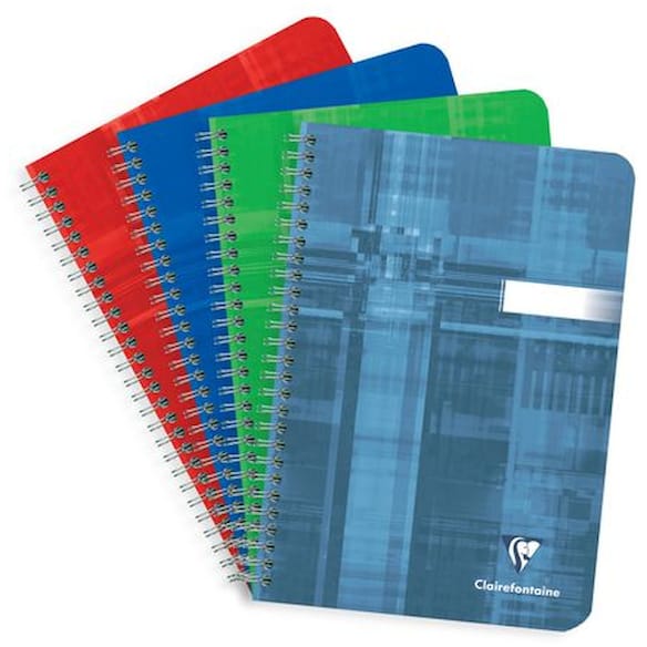 Notatbok CLAIREFONTAINE Metric A5 rutet 5st