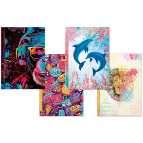 Notizbuch RNK Happy Faces, A4, 96 Blatt, blanko