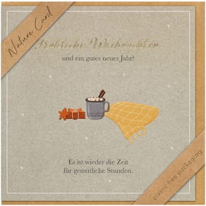 Weihnachtskarte BSB Nature Cards, 15 x 15 cm, mit Umschlag, bunt