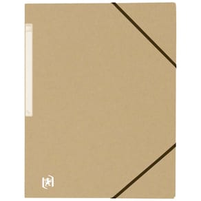 Elastikmappe Oxford Touareg A4, beige karton, 20 stk