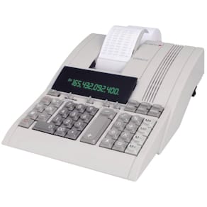 Tischrechner Olympia CPD 5212, weiß, 12-stellig, Netzbetrieb