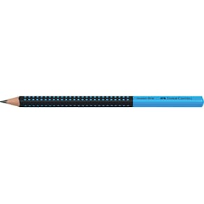 Bleistift Faber-Castell Jumbo Grip, HB, schwarz/blau