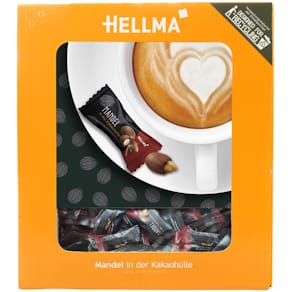 Mandeln in Kakaohülle Hellma, 380 Stück