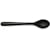 Dessertlepel Conpax Folia, herbruikbaar, uit CPLA, 14,5 cm, zwart