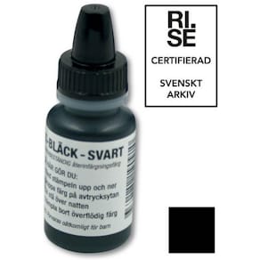 Stämpel K-Bläck 10 ml svart (arkivbest)