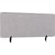 Scheidingswand Smit Visual, lichtgrijs, 60 x 160 cm, met 2 bureau