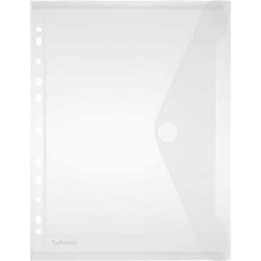 Sichttasche Foldersys PP-Umschlag, A4, Lochrand, transparent