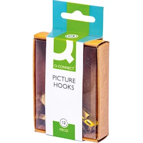 Fotohaken Q-CONNECT, staal, doos van 20 stuks
