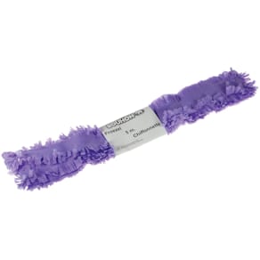 Froezelpapier Bouhon, paars, rol 5 m x 6 cm