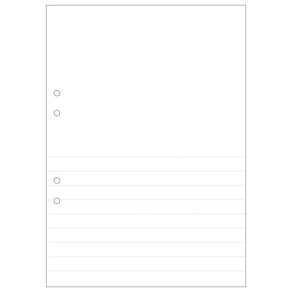 Lågstadiepapper A4, halv olinjerat/linjerat brett, 500/fp