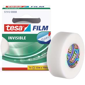 Tape tesa transparent 19 mm x 33 m, 10 ruller
