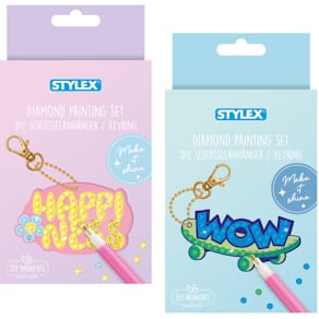 Bastelset Stylex Schlüsselanhänger, 2-fach sortiert