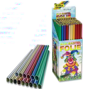 Metallfolie Folia Sternchen, gold, 50 x 80 cm, 110 Stück