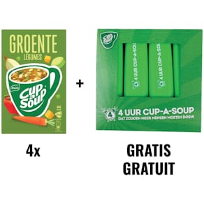 Soep Cup A Soup, 4x groenten, 21 zakjes + gratis markeerstift (4)
