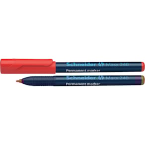 Permanentmarker Schneider Maxx 240, 1–2 mm, rot