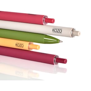 KOZO Kulspetspenna Olive Green, Svart Bläck