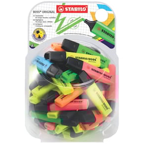 Textmarker STABILO BOSS ORIGINAL, 6 Farben sortiert