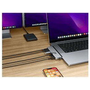 HyperDrive DUO Pro - Dockningsstation - USB-C x 2 - HDMI, USB4