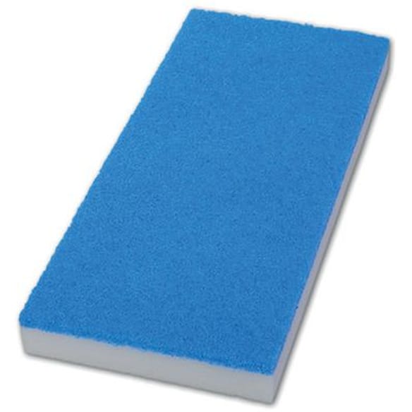 Skuresvamp MAX 25x12cm melamin blå/hvit 10st