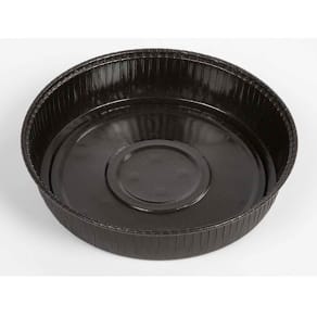 Rund bageform 180x35 mm, pergament 217 g/m², sort, 720 stk