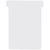 Planbordkaart Nobo T-planbord index 3, 120 x 92 mm, wit