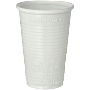 Trinkbecher STARPAK, 100 St., 0,2 l, weiß
