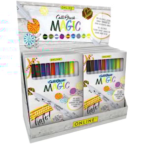 Faserstift-Set Online Calli.Brush Double Tip, Magic, 10 St.