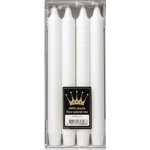 Kronelys DIANA stearin hvit 9 timer (8)