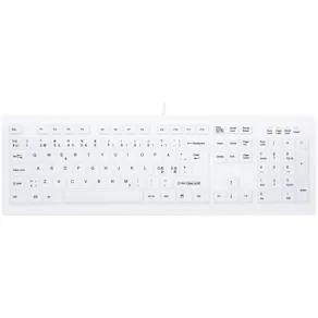 Active Key ClassicClean Med Keyboard IP68 Full-Size W White