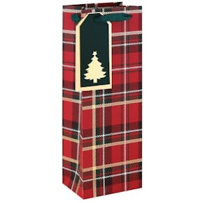 Flaskepose EUROWRAP 12,7x35,5x9cm ruter