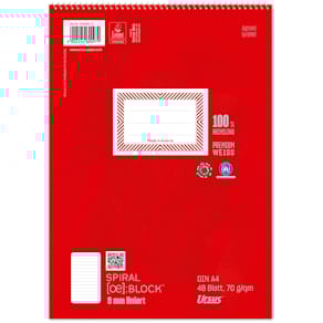 Spiralblock STAUFEN GREEN, A4, liniert, 48 Blatt