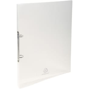Ringmap Exacompta Crystal Clear, A4, 2 ringen 1,5 cm, ondoorschij