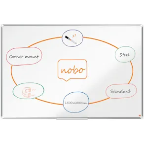 Whiteboard NOBO premium stål 150x100cm